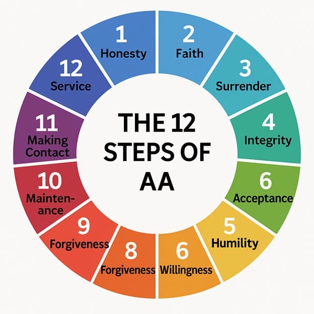 12 Steps of AA | Recovery 12 steps of AA