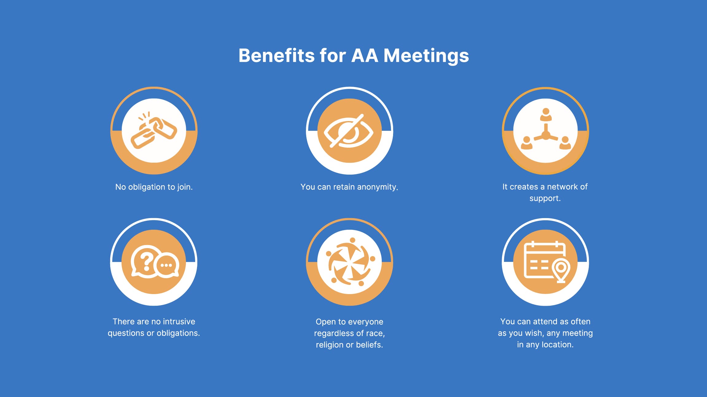 AA Meetings Icon Banner