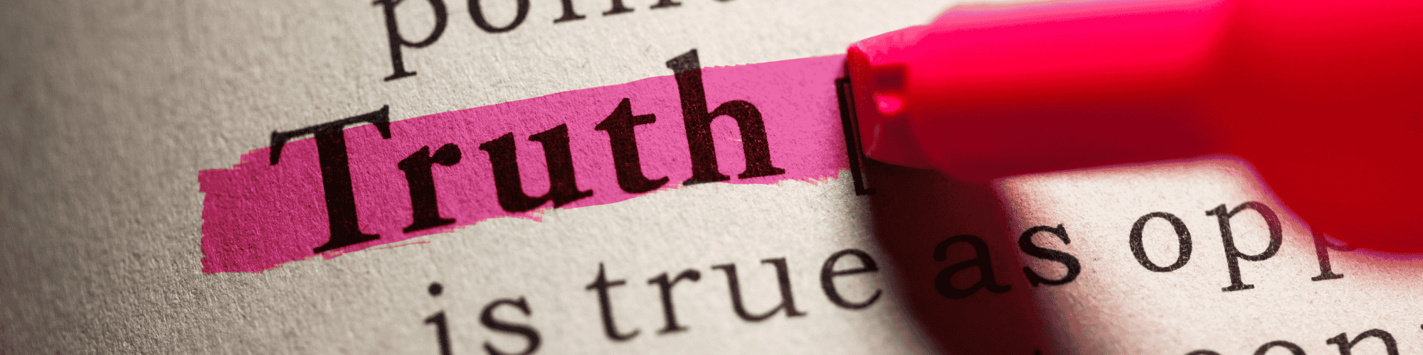 truth highlighted truth