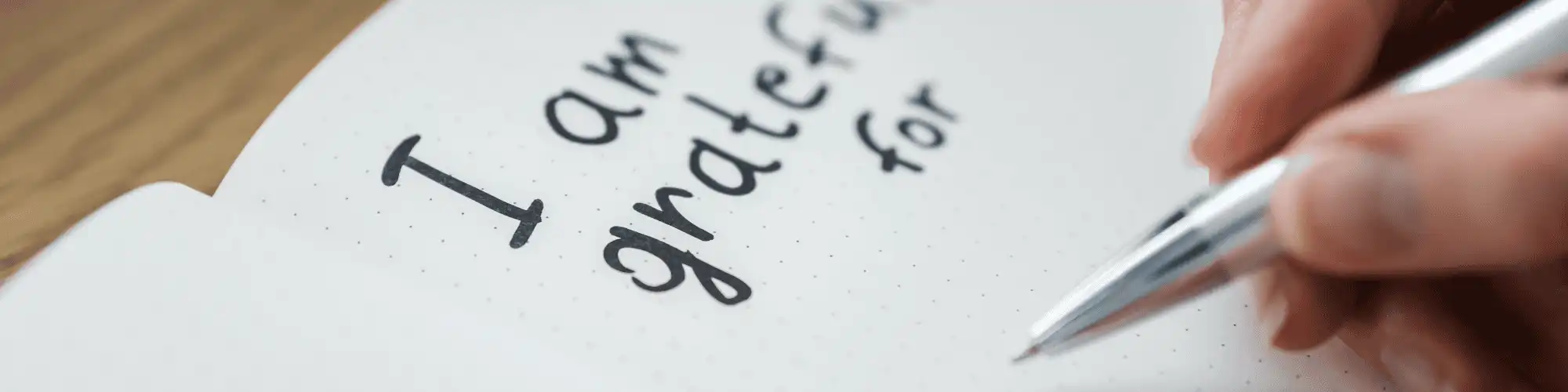 Journaling with Nearby AA Meetings San Diego Can Help Stay Sober Someone journaling with the sentence "I am grateful for"